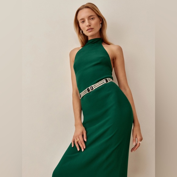 Reformation Filippa Halter Neck Dress - BNWOT - size 8 - unworn - Picture 7 of 10